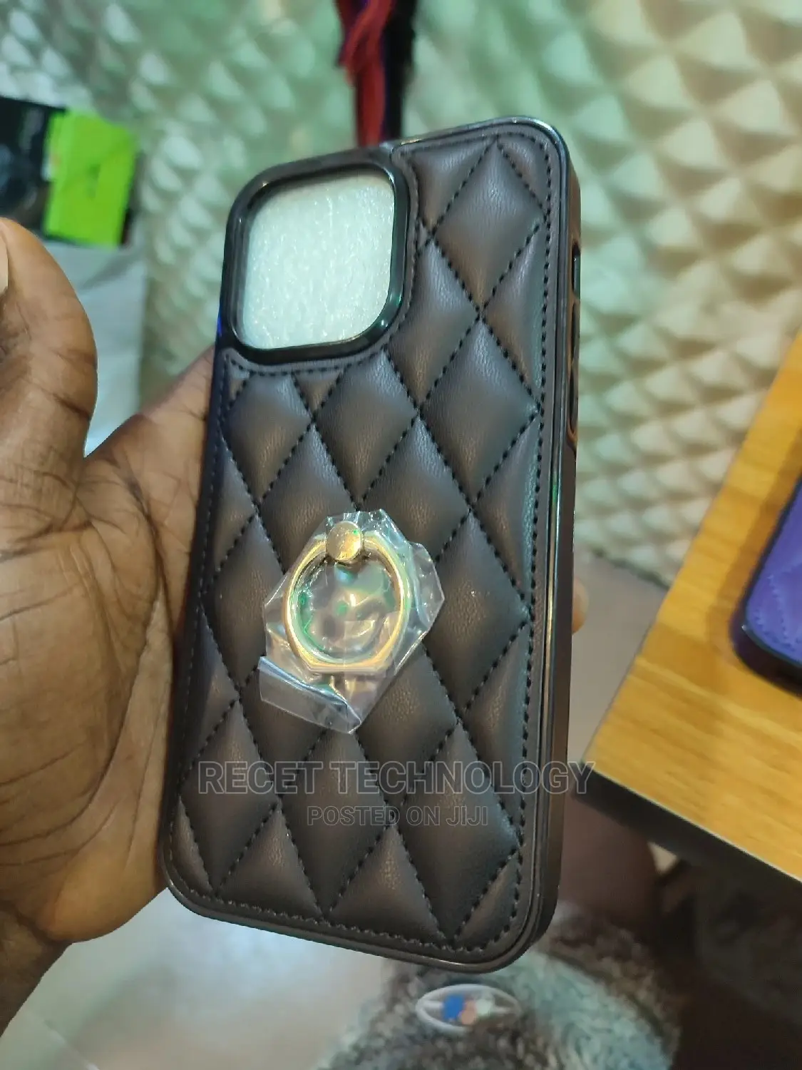 Luxury Leather iPhone Pouch Case