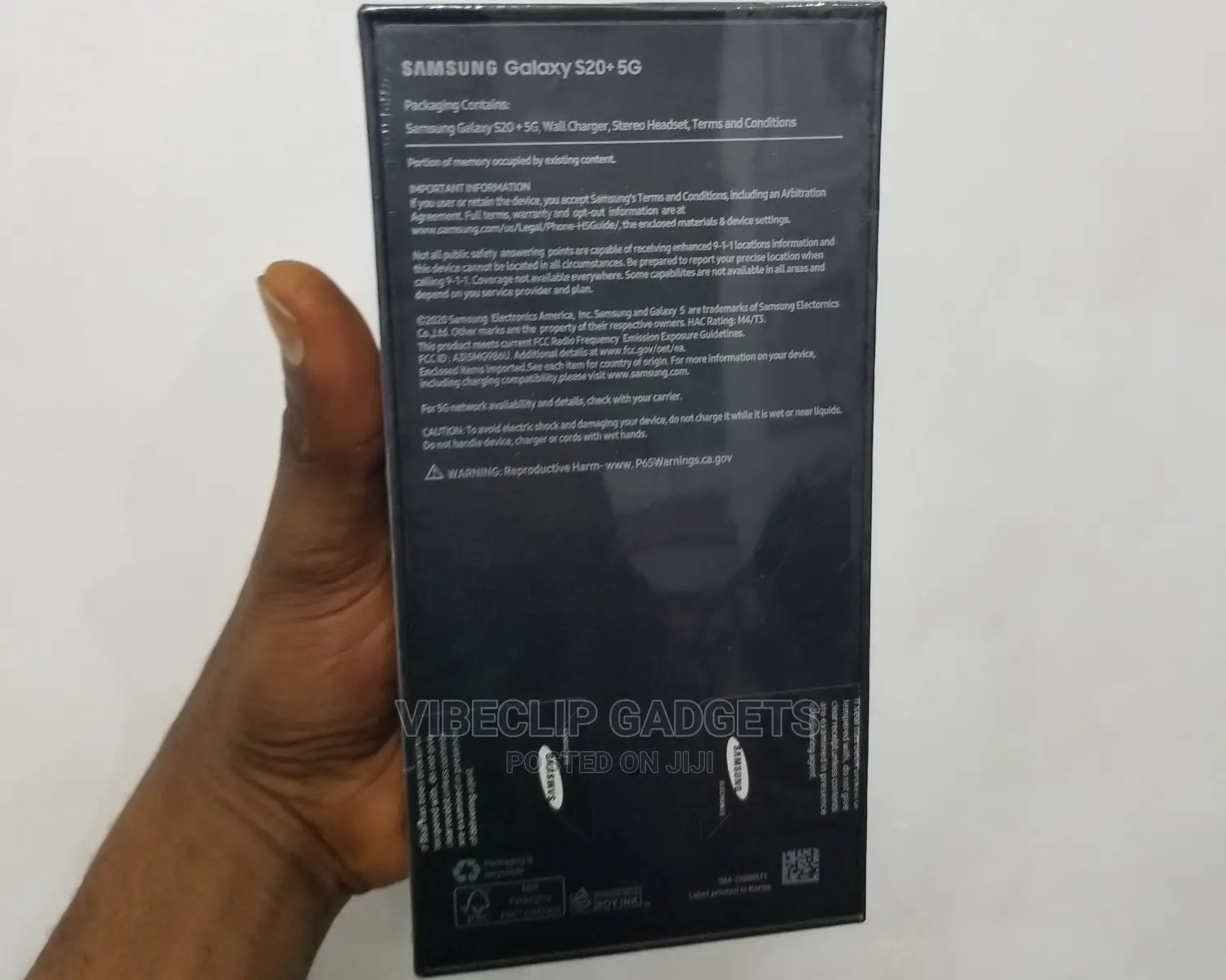 New Samsung Galaxy S20+ 5G 128 GB White