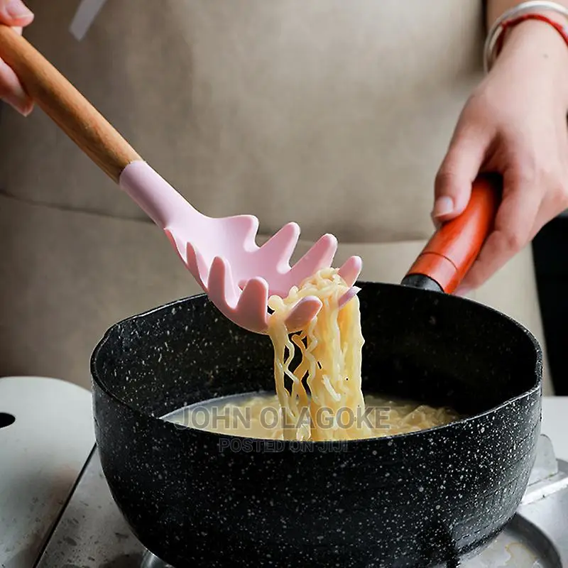 12 PCS Colorful Silicone Kitchen Cooking Utensils Set .