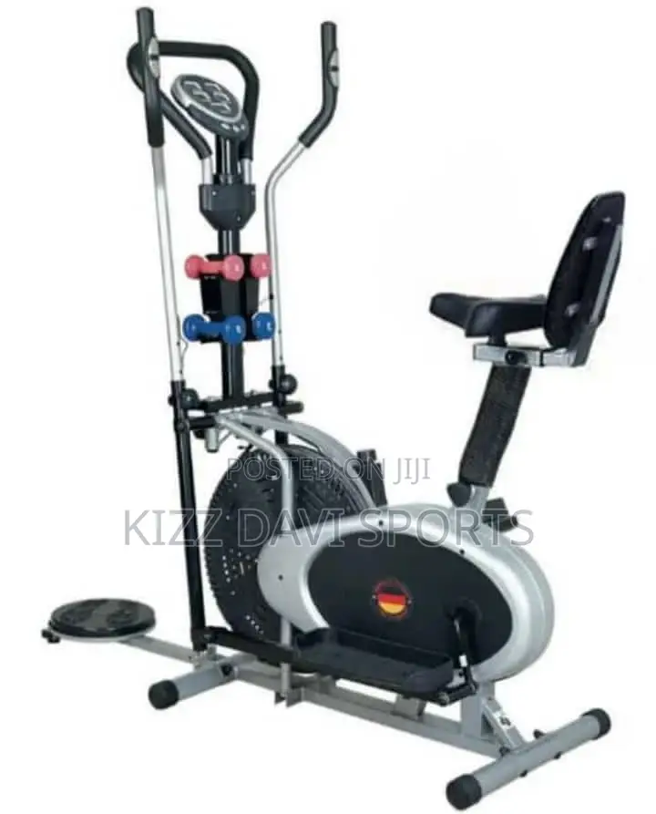Elliptical Trainer With Twister Bumbbells