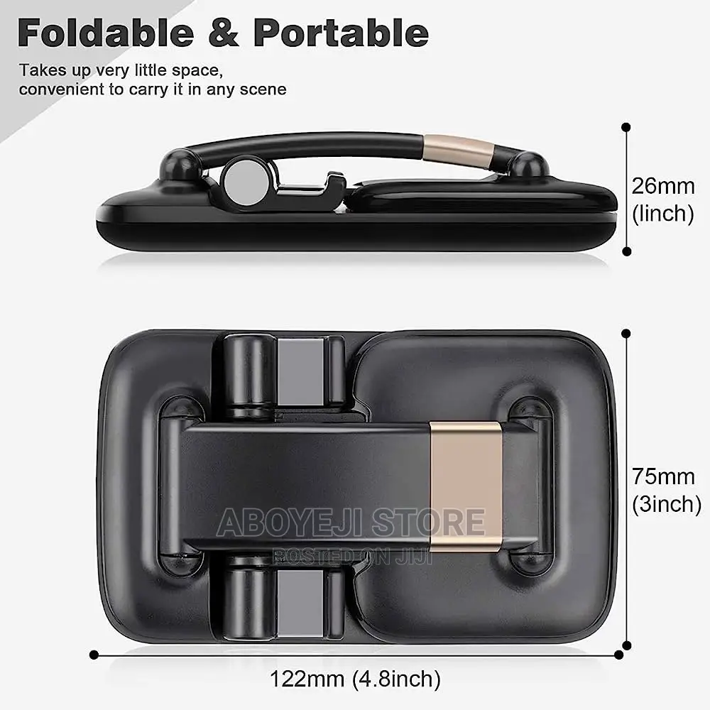 Adjustable and Foldable Desktop Phone Holder Stand