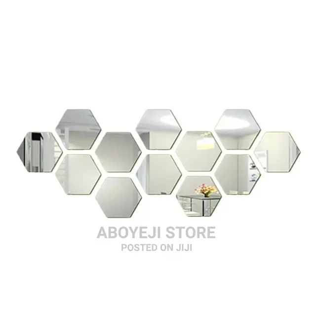 Hexagon Wall Mirror 12pcs