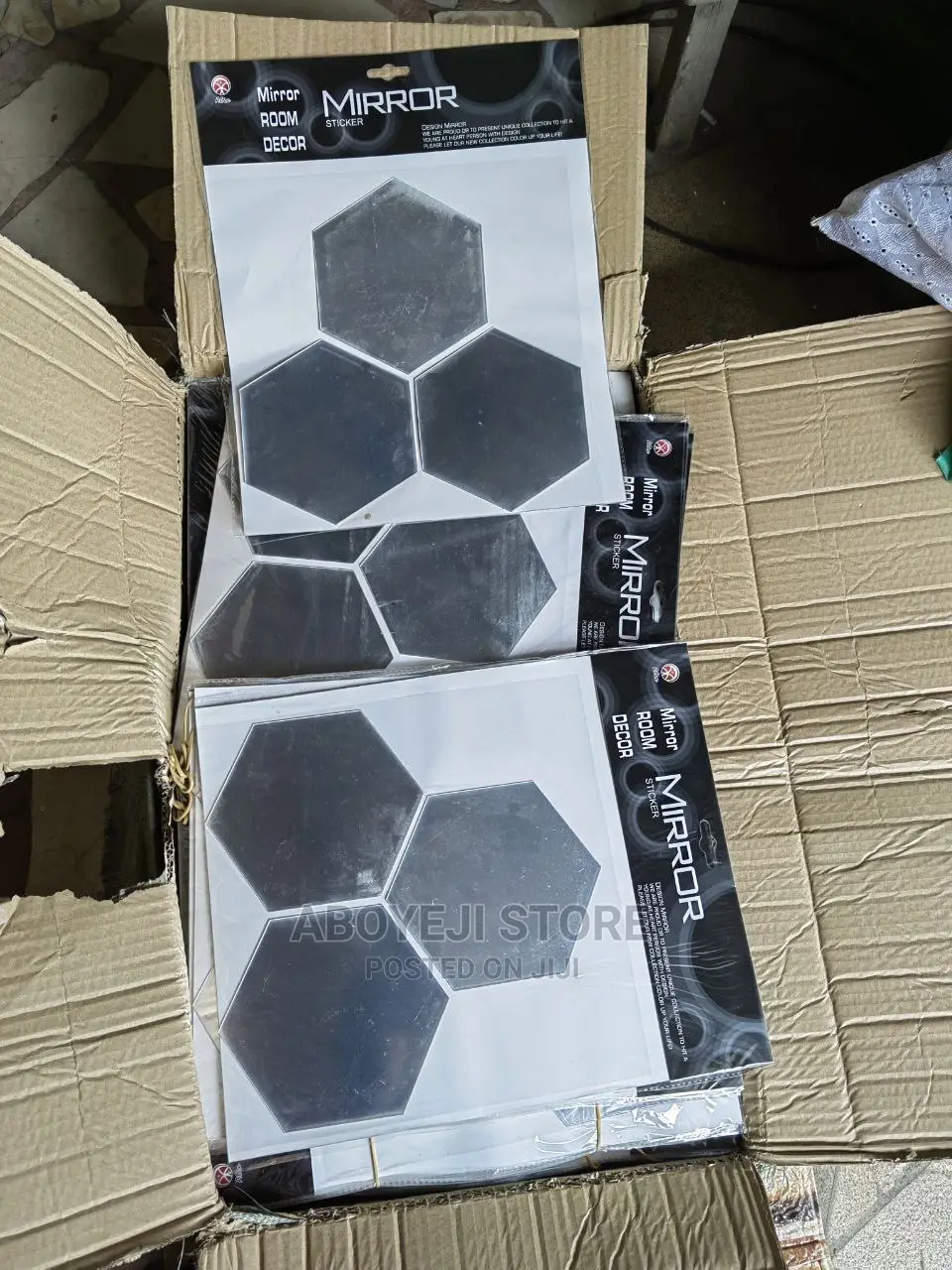 Hexagon Wall Mirror 12pcs