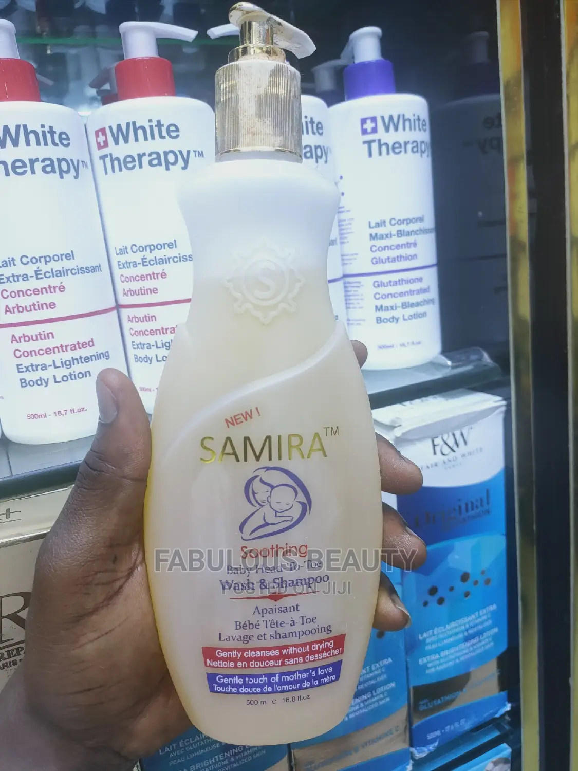 Samira Moisturizing Baby Lotion Soothing Wash Shampoo.