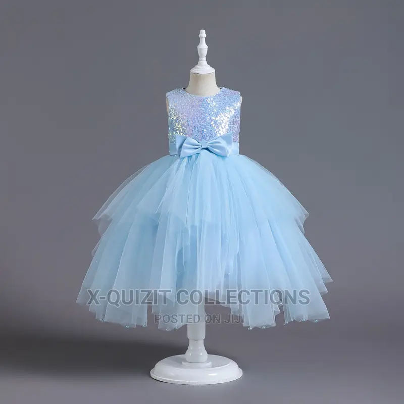 Girls Sequin Bodice Dress