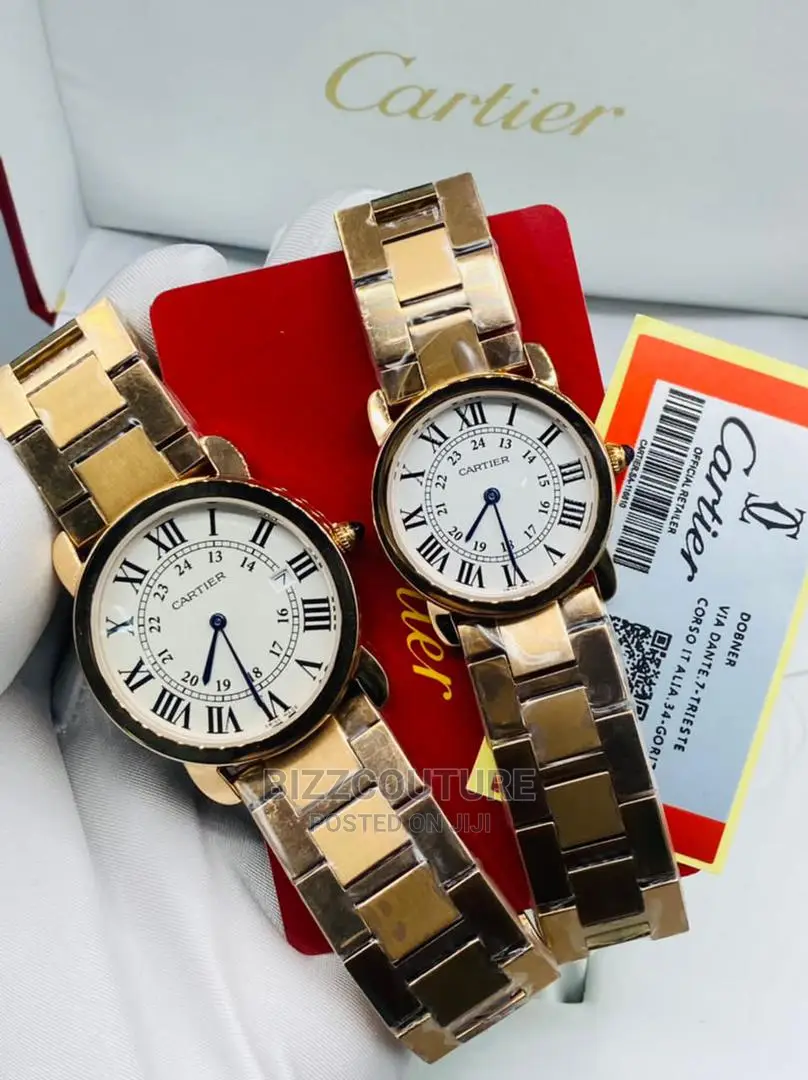 Original CARTIER Gold Stainless Steel Available in Store