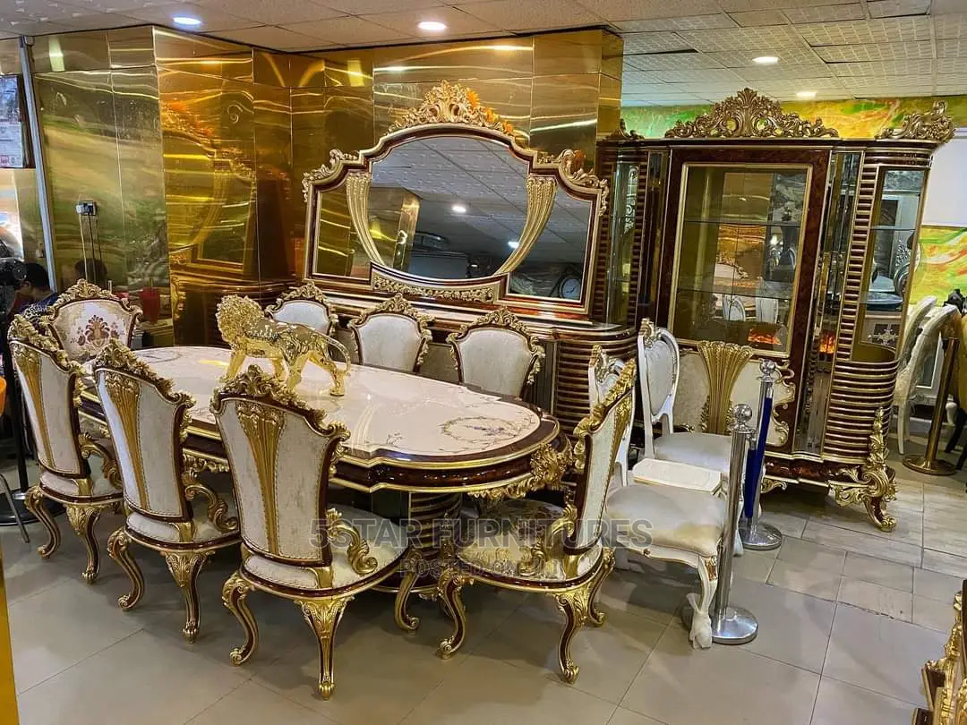 Luxury 8 Seater Living Room Fabric Made Sofa Chair.