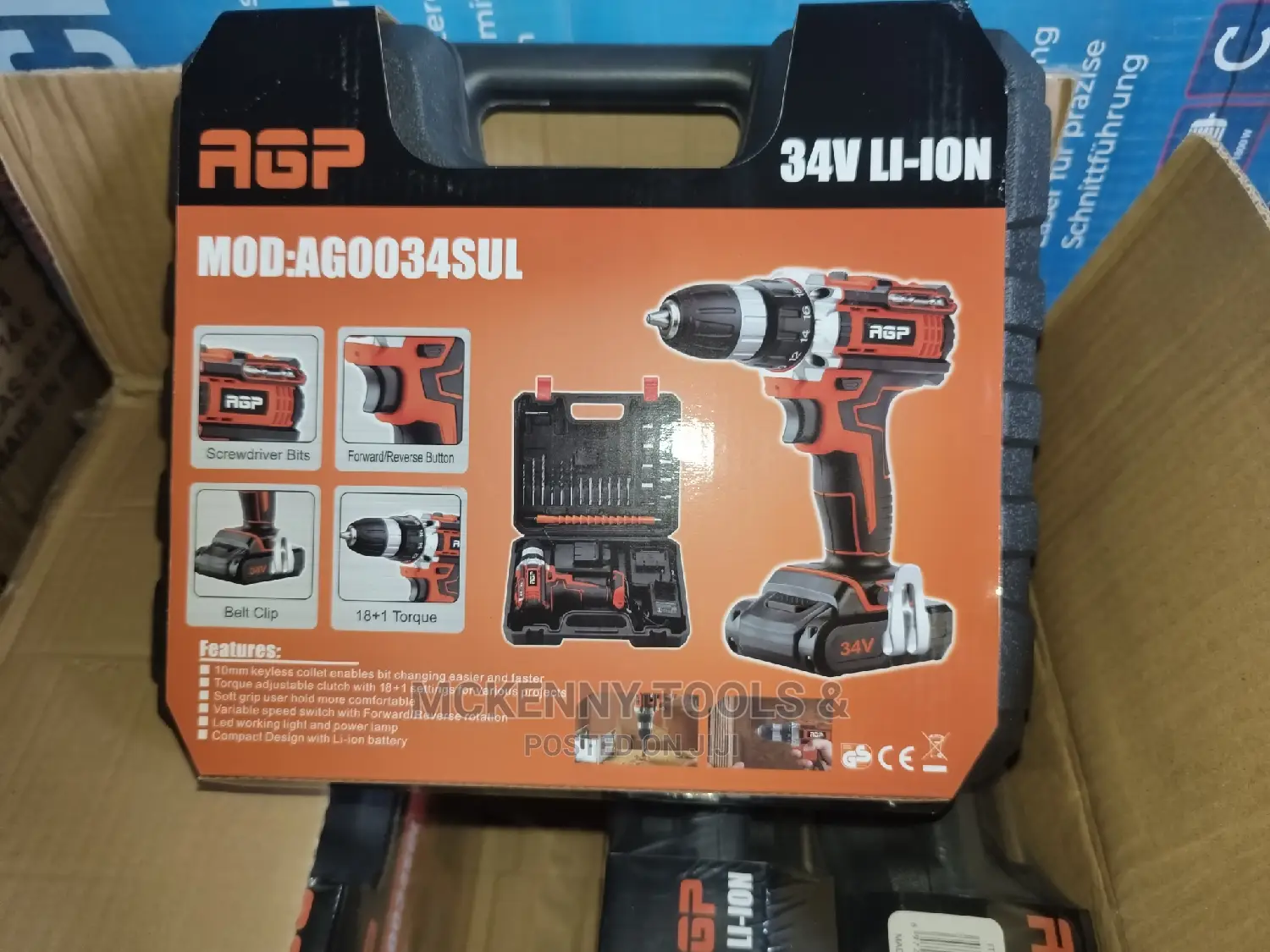 34 v AGP Cordless Drill Machine
