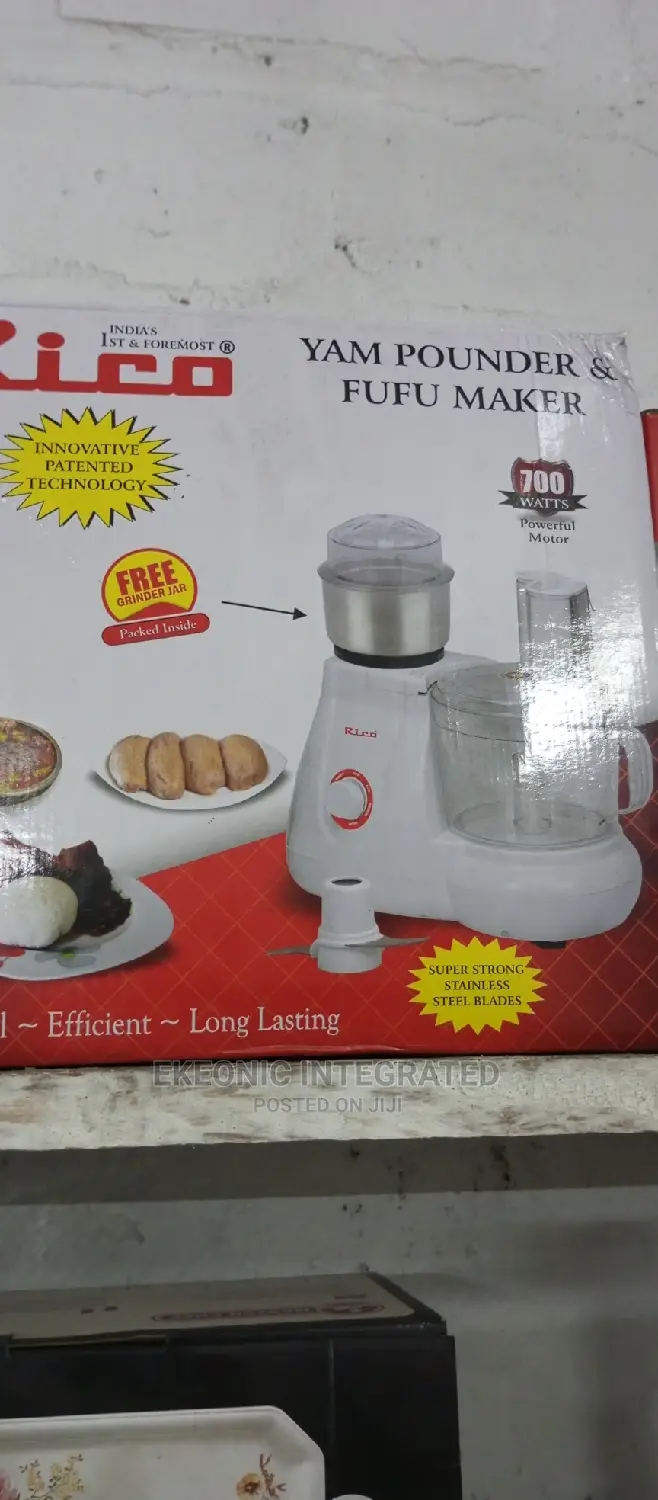 Rico Yam Pounder and Fufu Maker