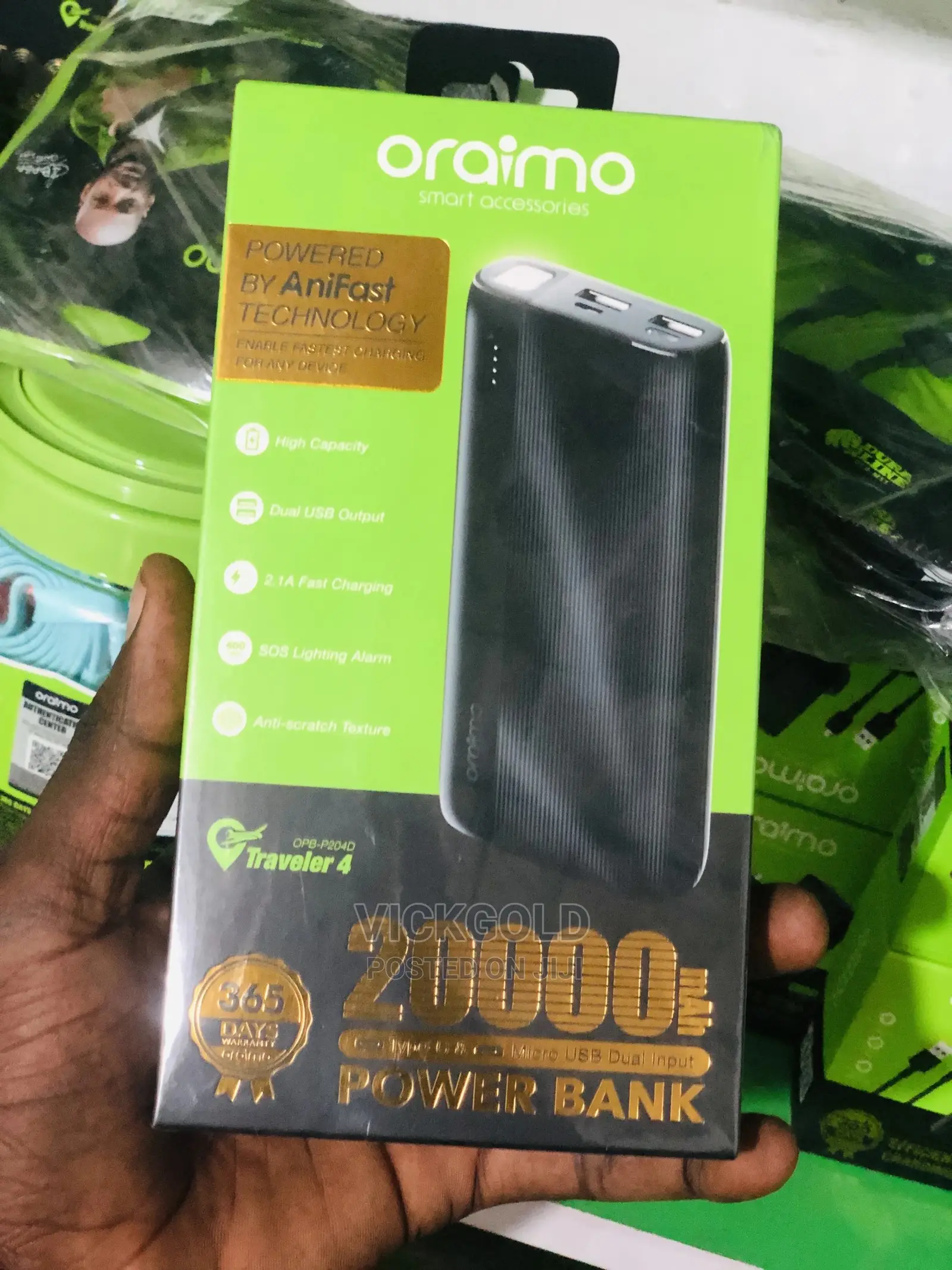 Brand New Oraimo 20,000mah Power Bank