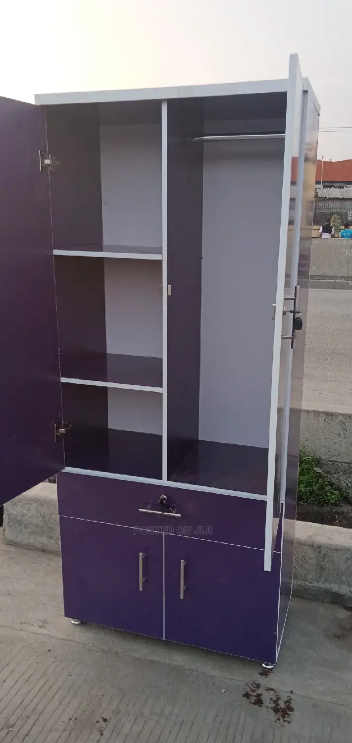 32 Inches Wardrobe Purple