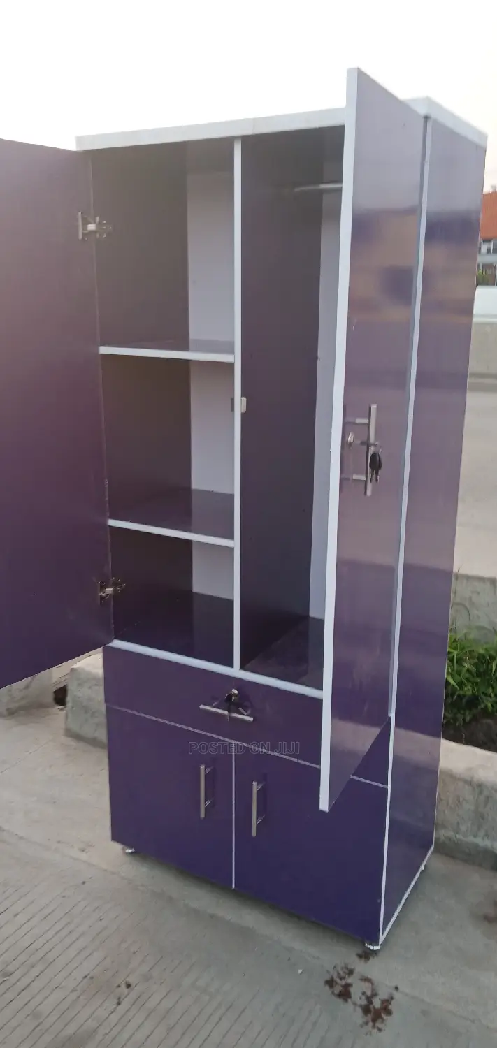 32 Inches Wardrobe Purple