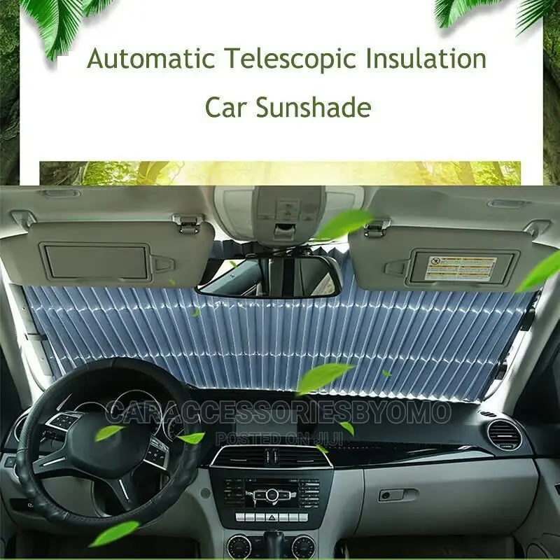 Car Retractable Windshield Sun Shade Cover