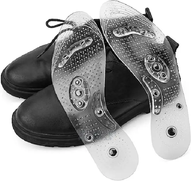 Transparent Magnetic Foot Insole Shoe-Pad Foot Therapy