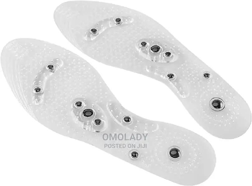 Transparent Magnetic Foot Insole Shoe-Pad Foot Therapy
