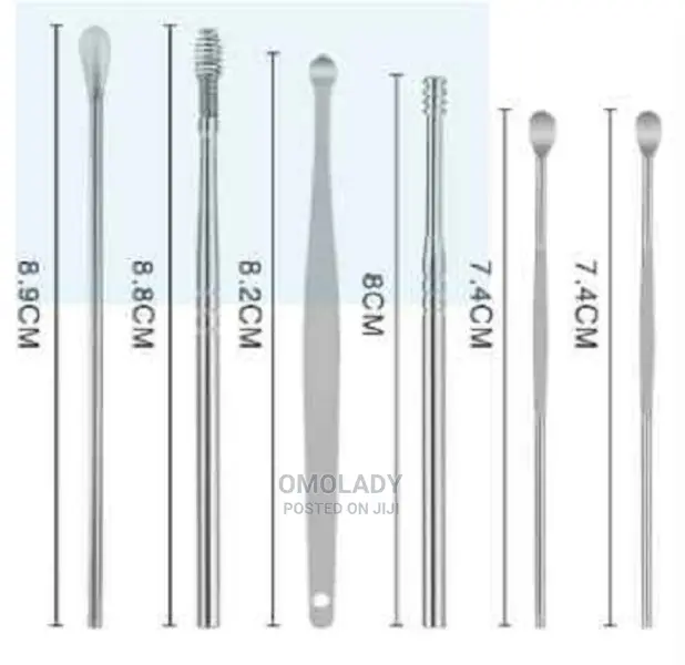 6pcs Ear Wax Removal Set, Stainless Steel Ear Wax Removal