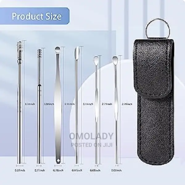 Ear Wax Cleaning Kit, 6 PCS Ear Pick Tools, Wax Removal Kit