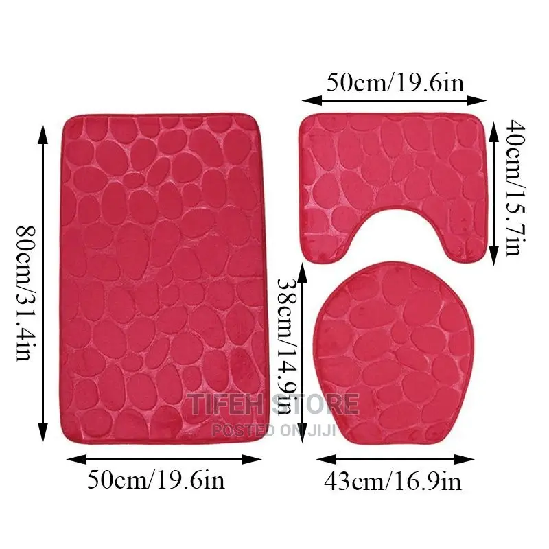 3 in 1 Toilet Rug