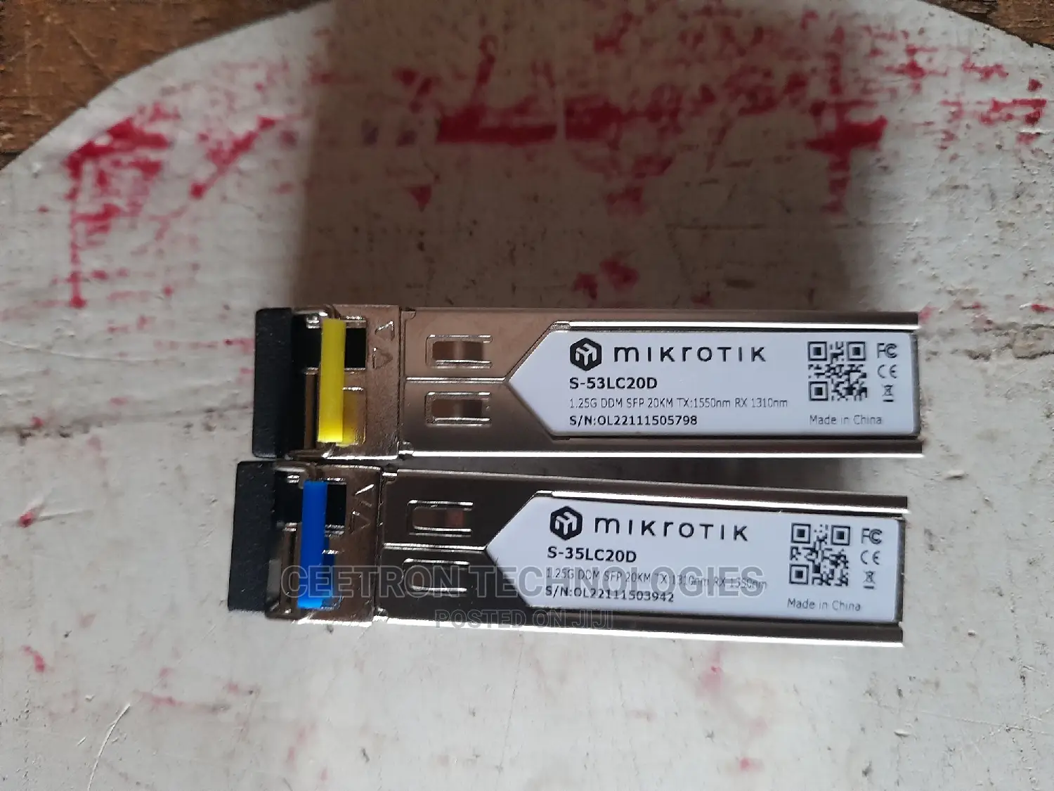 Mikrotik: S-3553lc20d, 20km, 1.25G Sm SFP Module