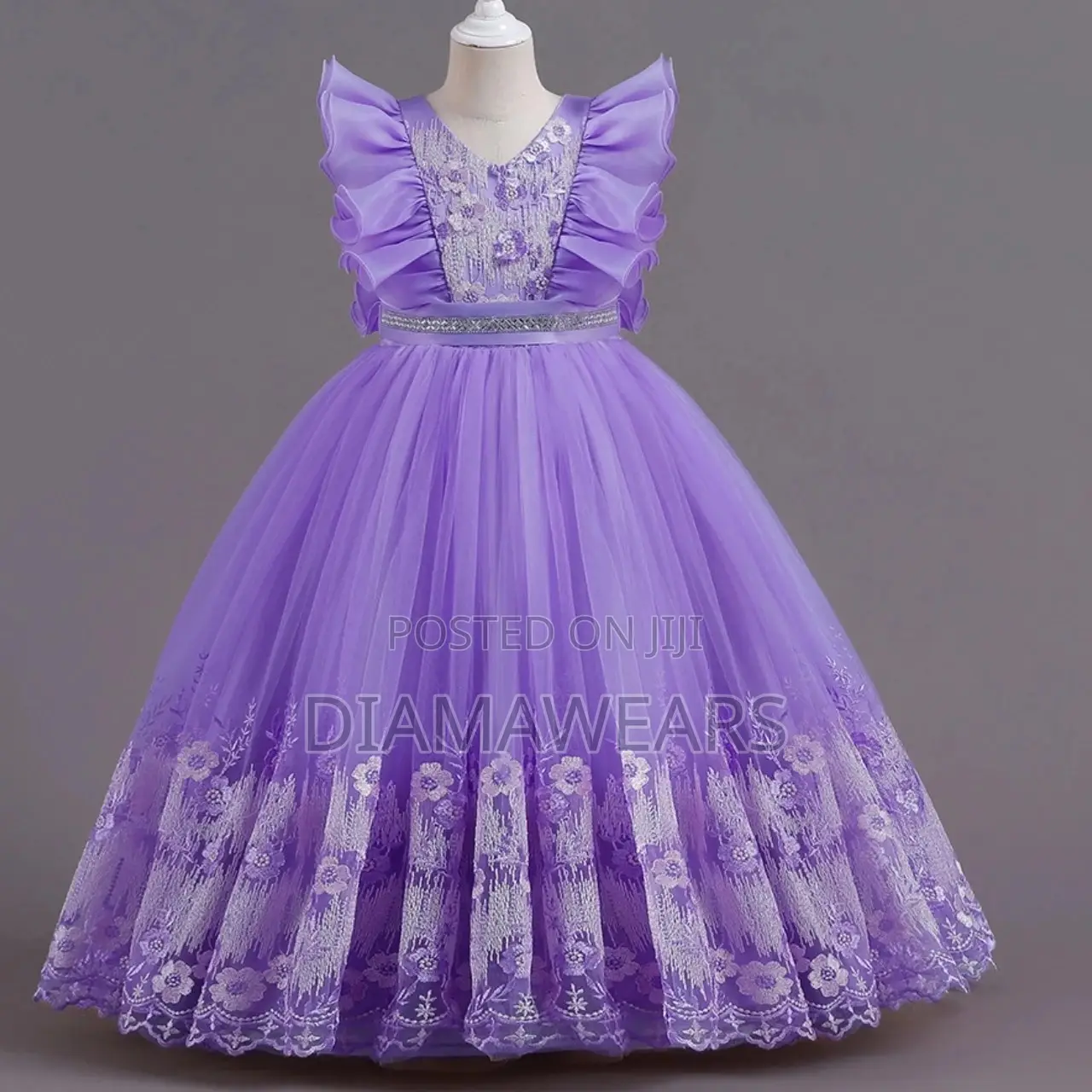 Lilac Ceremonial Princess Ball Gown