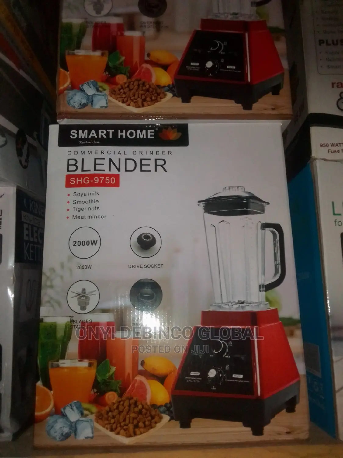 Original 2 in 1 Smart Home Commercial Grinder Blender for Tiger Nut
