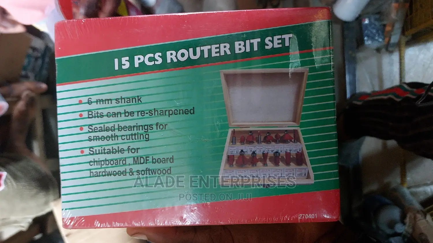15pcs 6mm Set of Router Bit