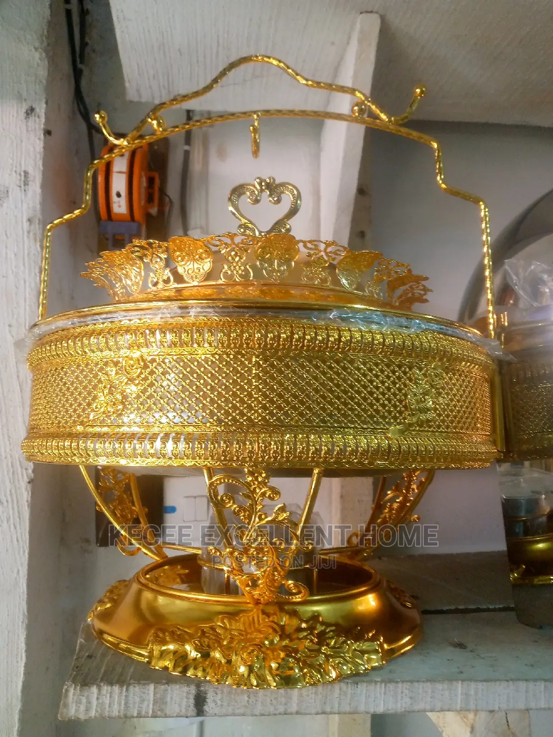 Gold Plated Stainless Steel Chafing Dish 8l