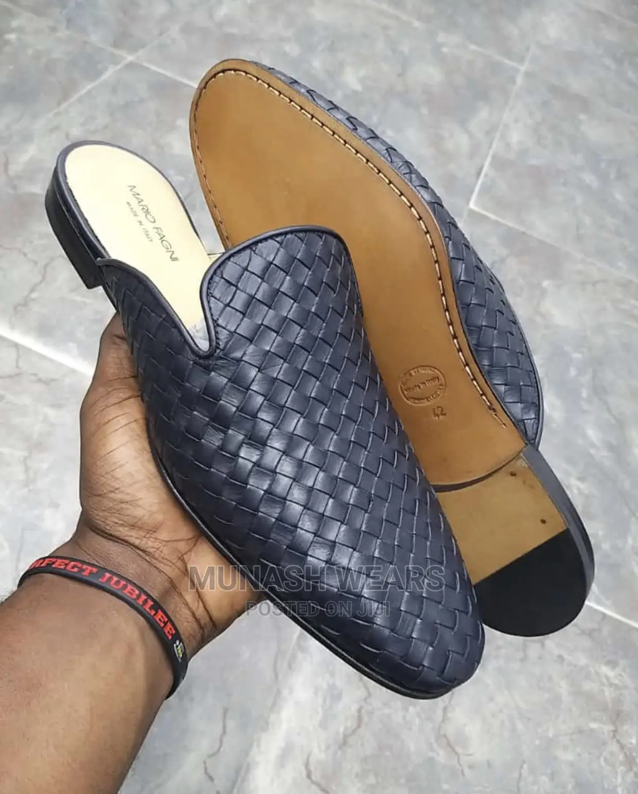 Italian Velvet Fagni Half Shoe