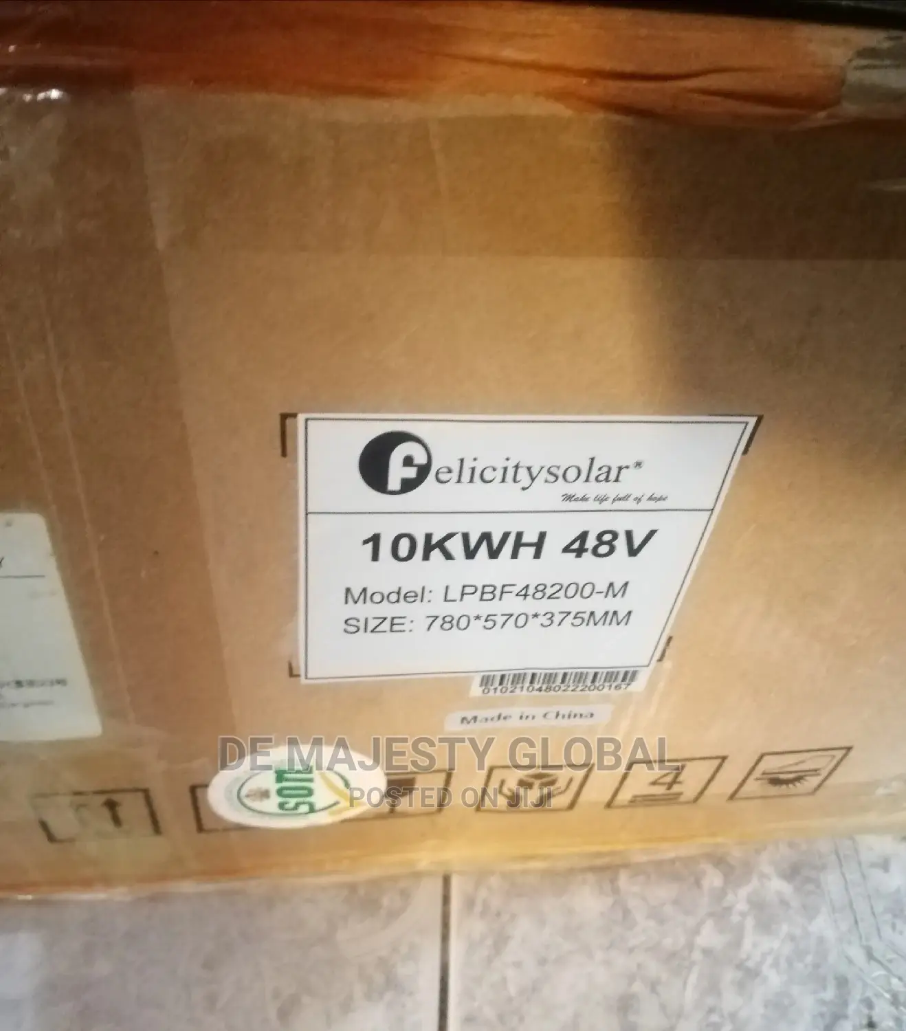 10kwh 48V Felicity Lithium Battery