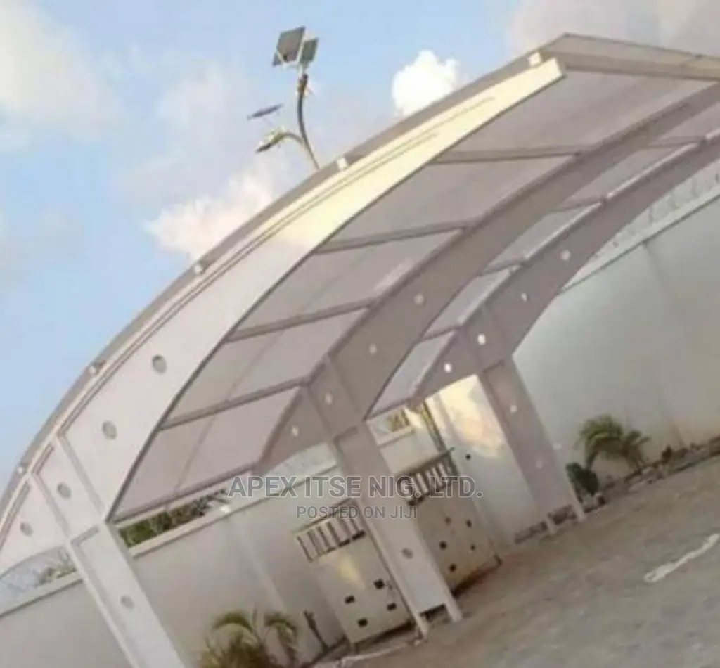 White Roofing Carport