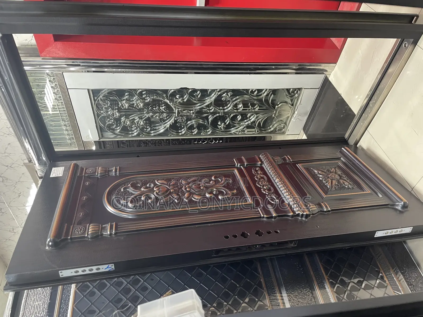7ft by 3ft Copper Cast Door (Blossom Home Design)