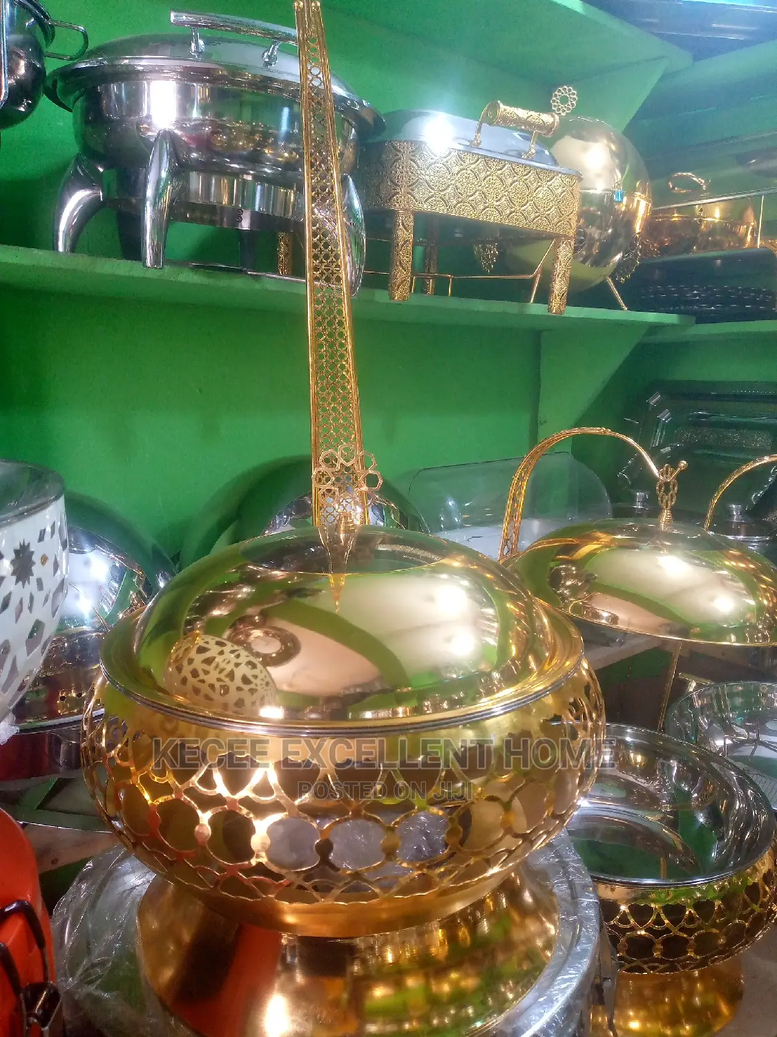 Gold Plated Stainless Steel Chafing Dish