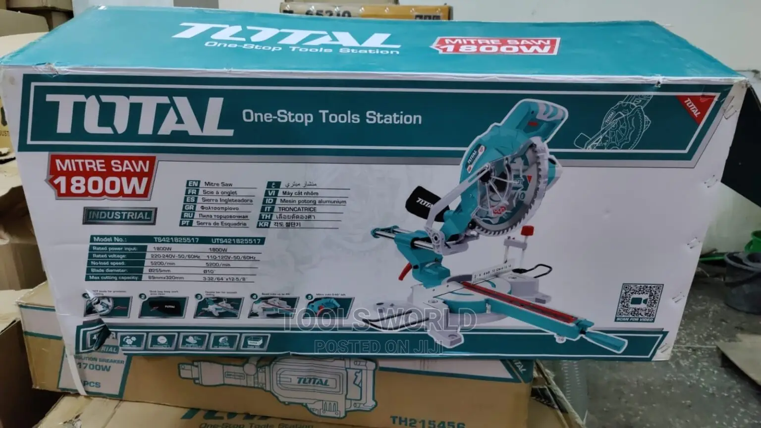 Total Sliding Miter Saw 1800w