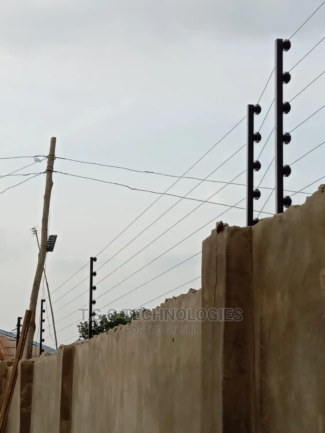 Electric Perimeter Fence and Solar Street Lighting