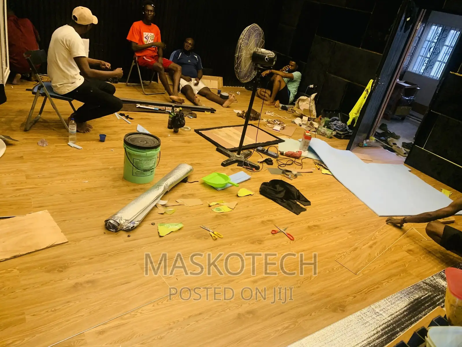Studio And Acoustic, Panels And Pod Cast Setup
