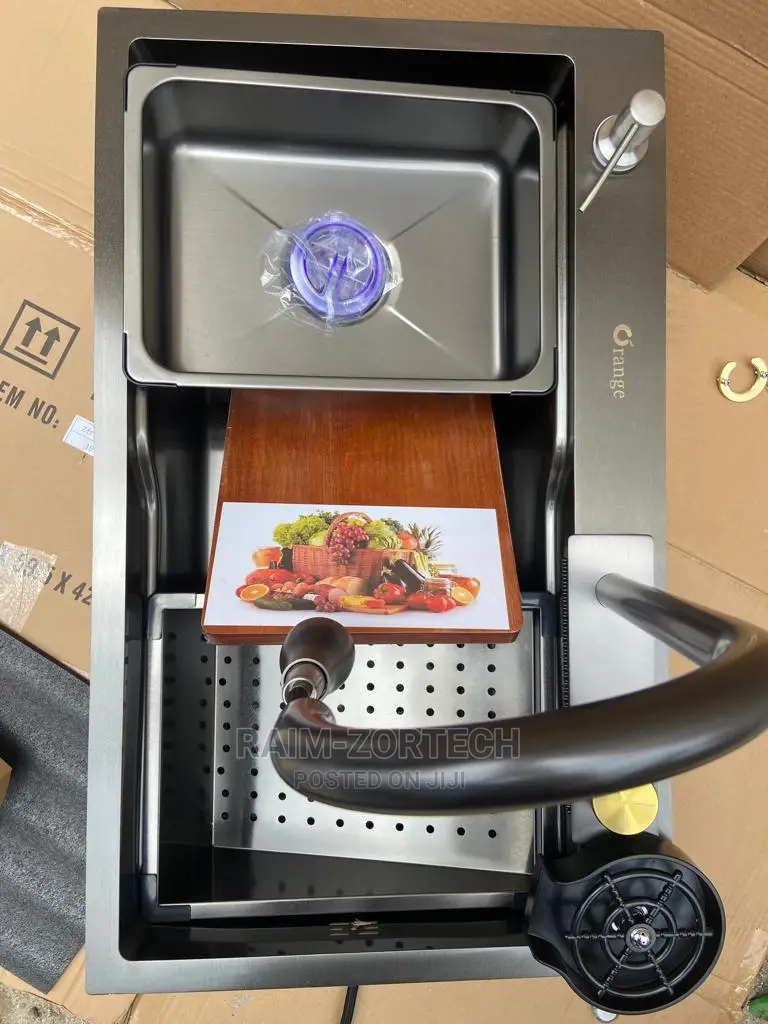 Completely Ant-Rust Black Stainless Steel Sink