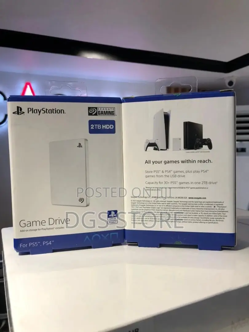 Seagate Gaming Hard Drive HD 2tb For PS5,PS4