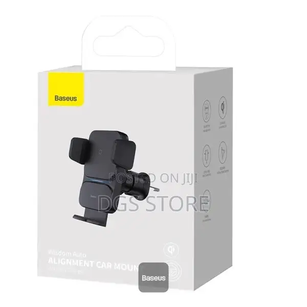 Baseus Wisdom Auto Alignment Car Mount Wireless Charger