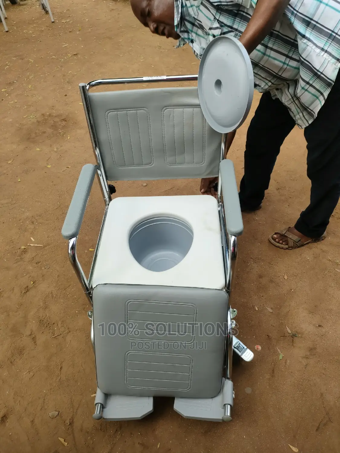 Standard Commode Wheelchair for Sale