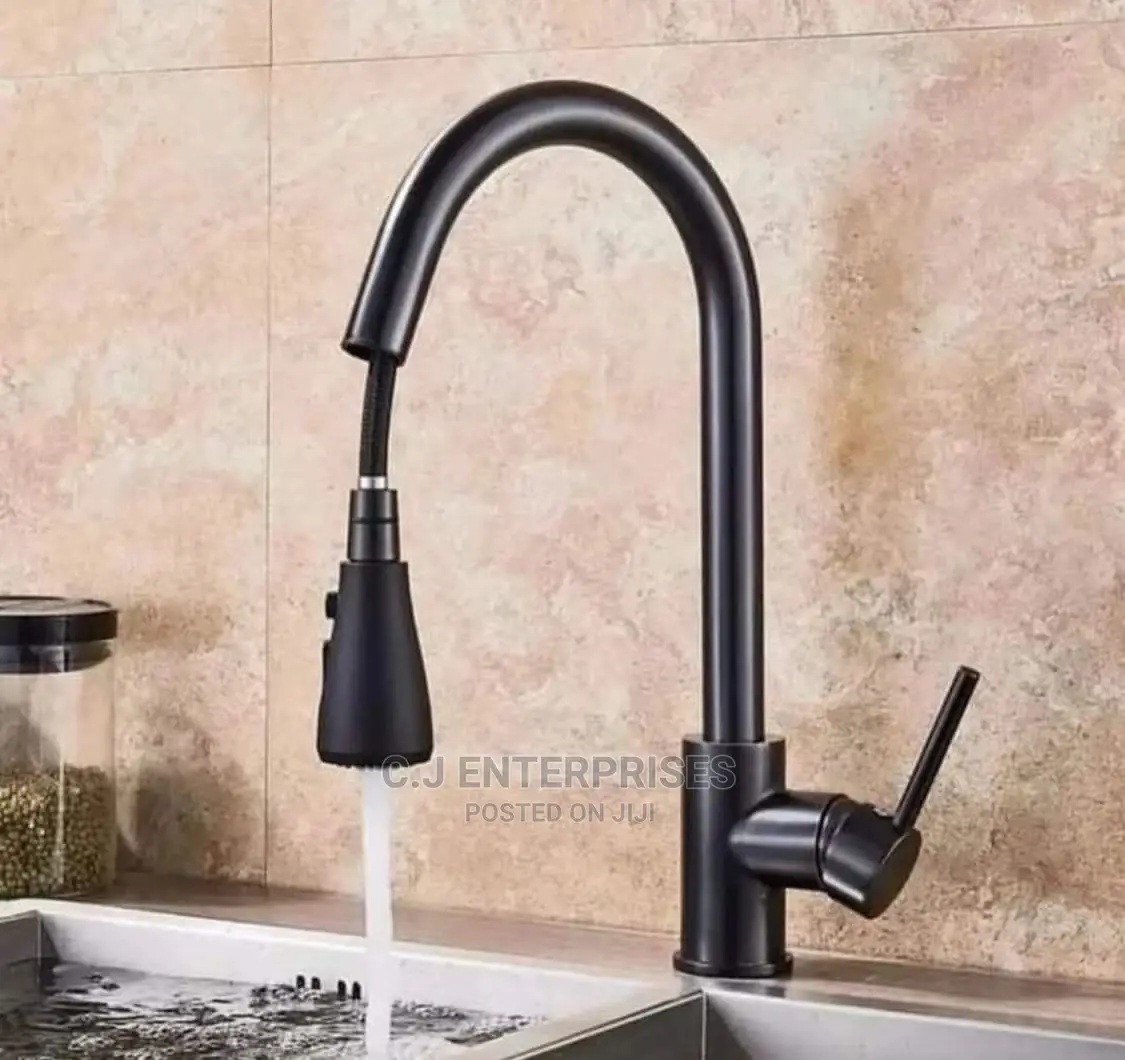 Kitchen Tap (Hot and Cold)Black Color