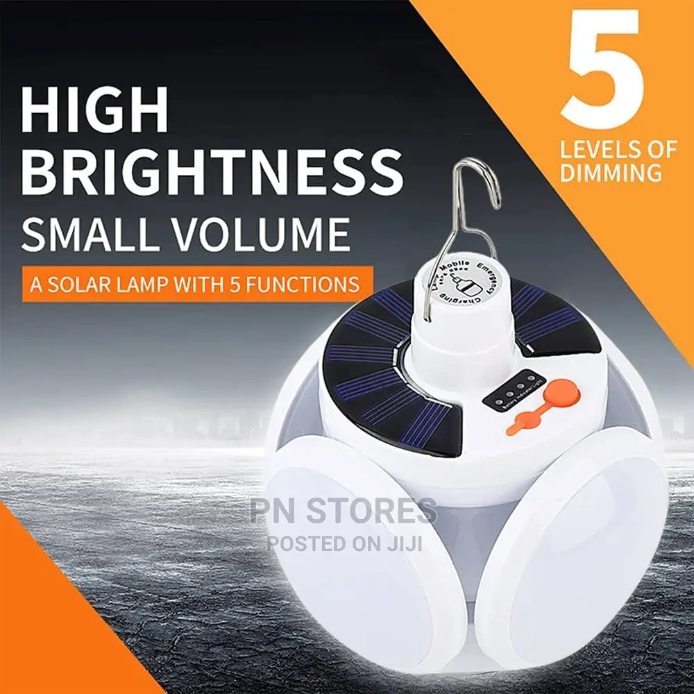 Solar LED USB Rechargeable Lamp
