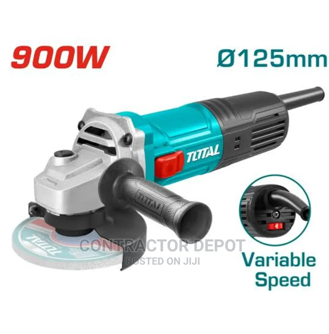 Total Angle Grinder 900W 125mm With Adjustable Speed Tg912