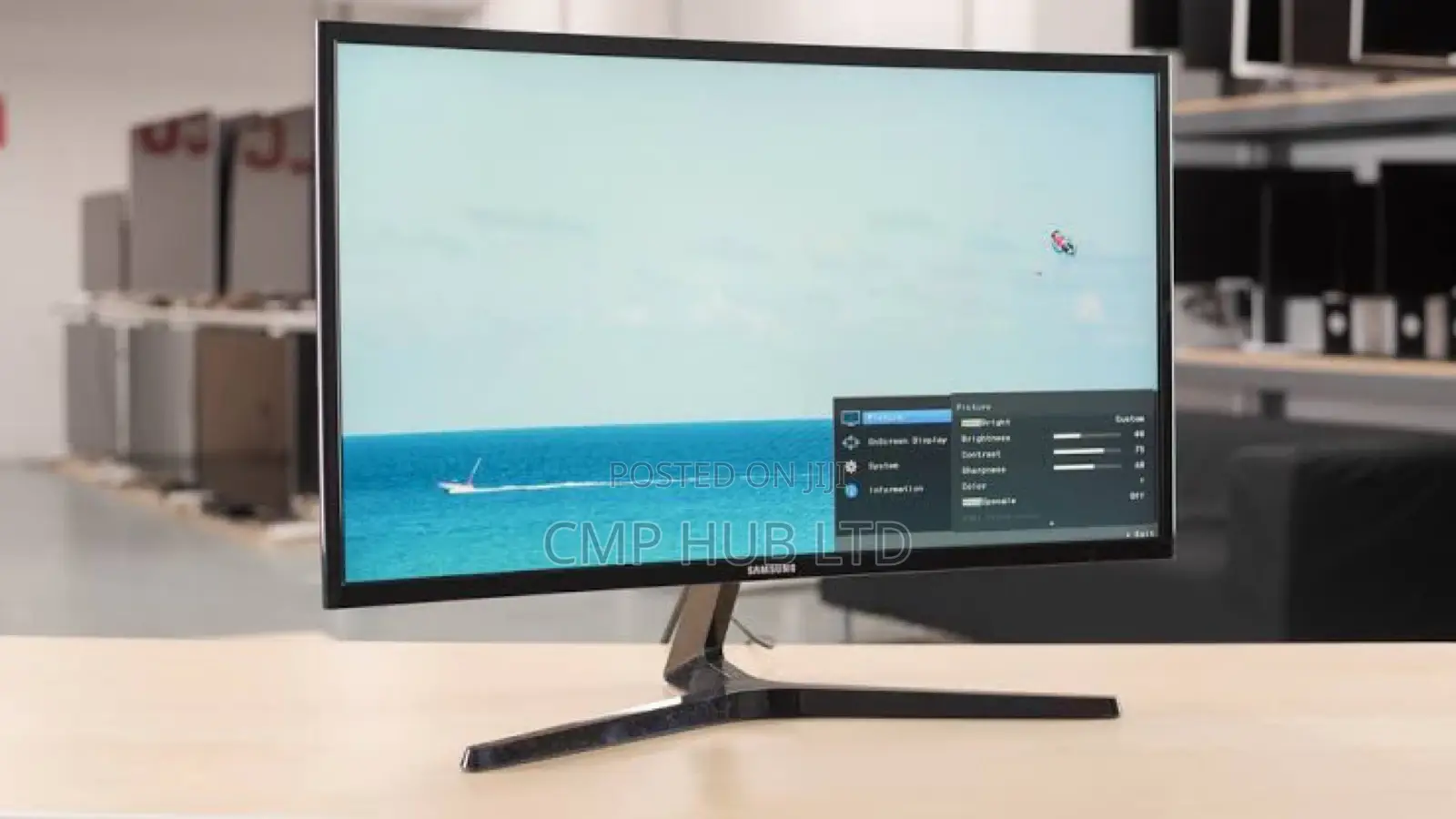 Samsung Curved Ips Led 24-Inch Full Hd 1080p Monitor