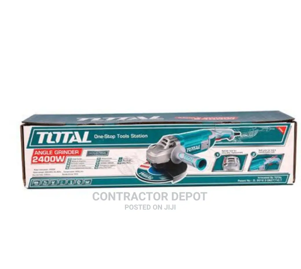 Total Angle Grinder 2400W - 230mm (Tg1252306 Industrial High