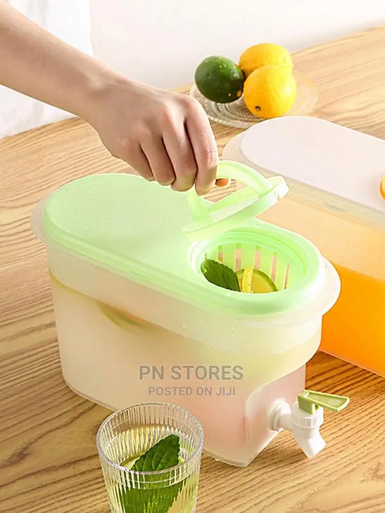 1pc Large Capacity Juice Kettle, 3.5L Water Pot With Faucet