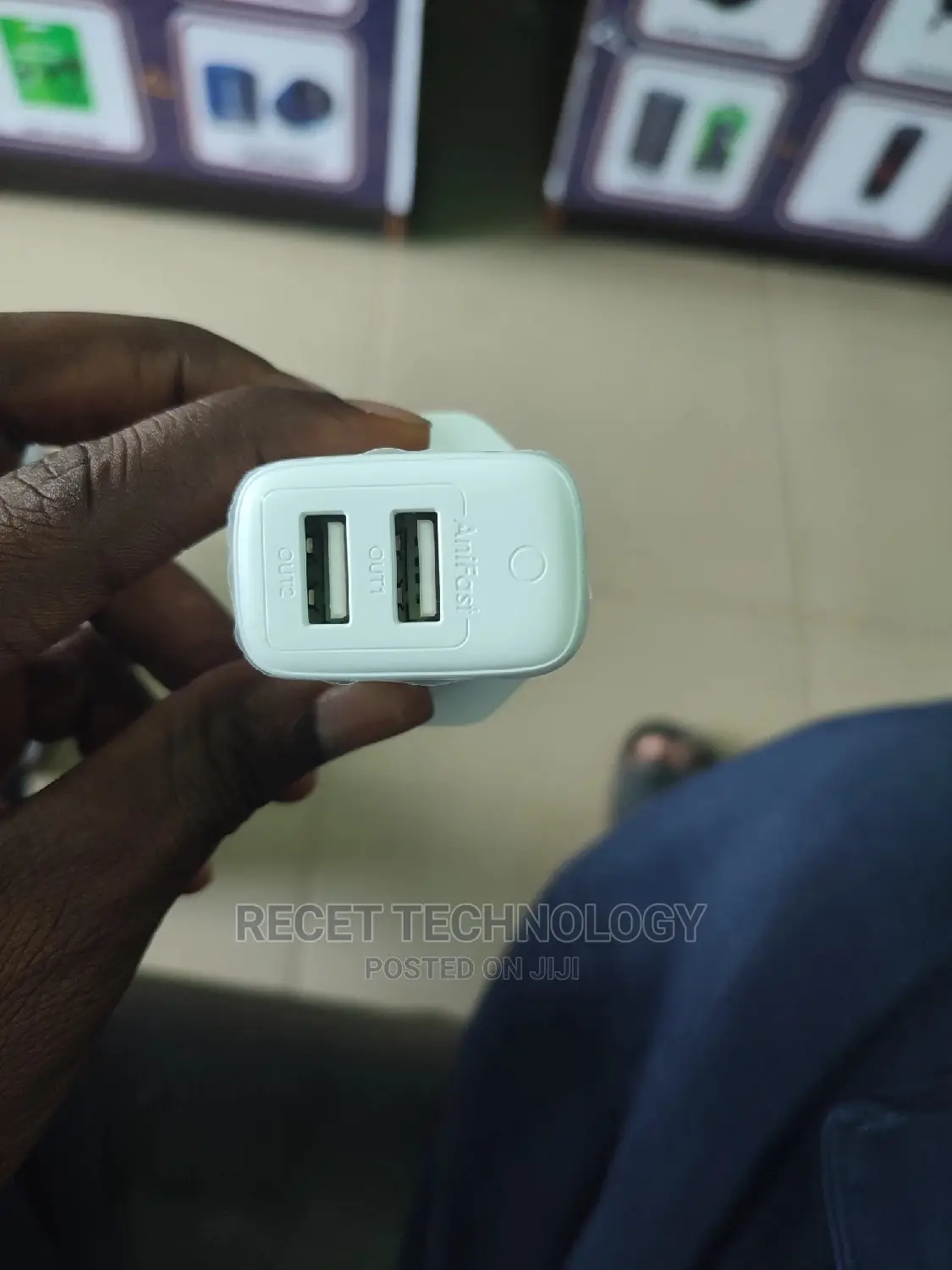 Oraimo Ocw-U67d+C53 Two Port Charger | iPhone and Type C