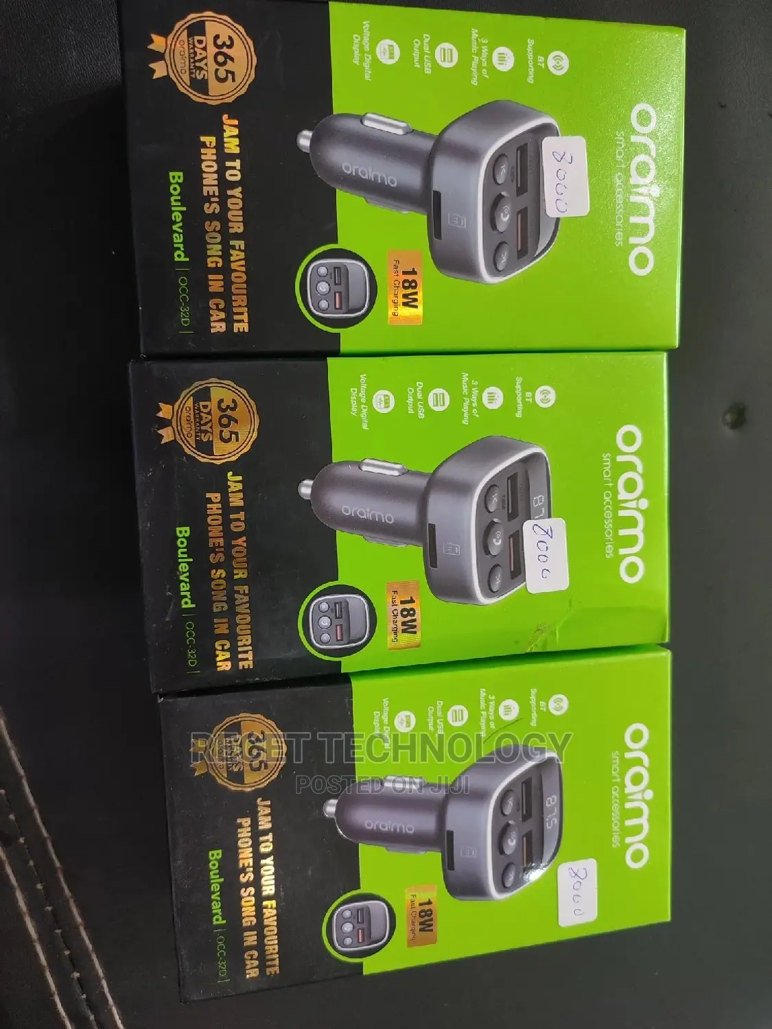 Oraimo Car Charger 18watts Multimedia OCC-32D