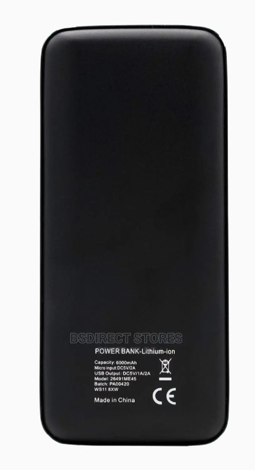 Mitec Universal 6000mah Powerbank Fast Charge Built-in Torch