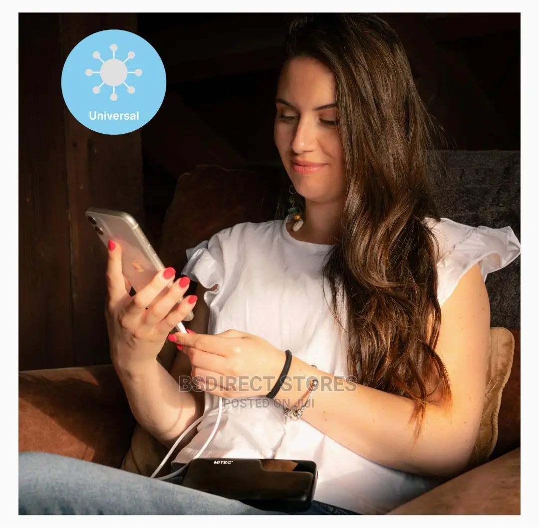 Mitec Universal 6000mah Powerbank Fast Charge Built-in Torch