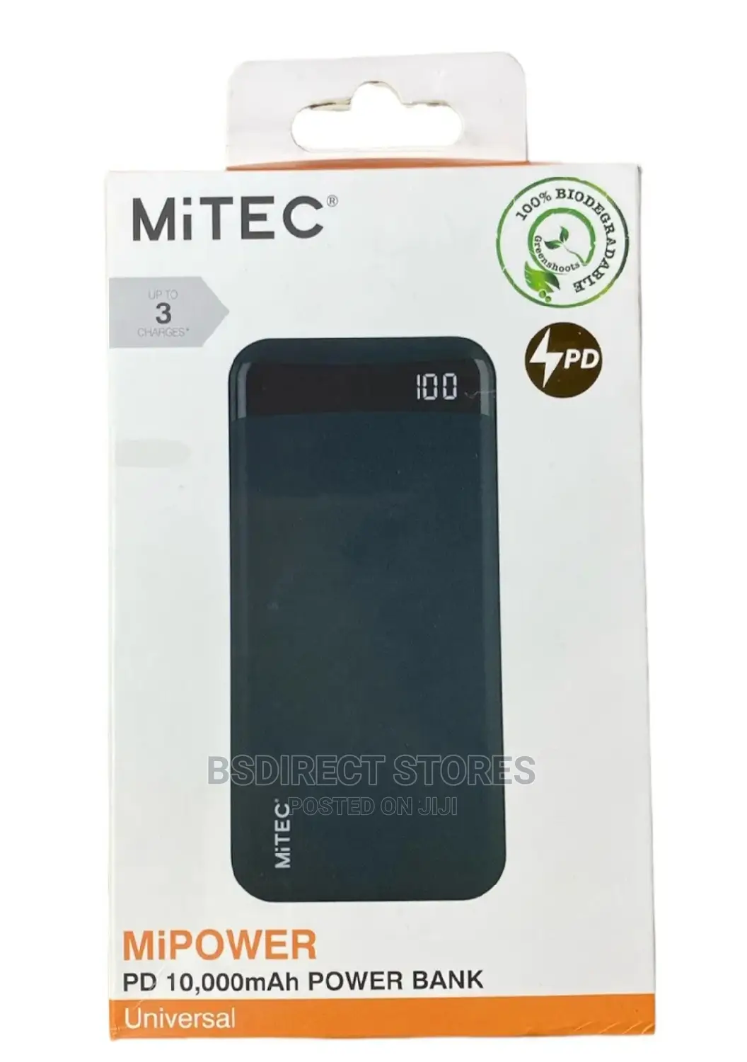 Mitec Mipower 10,000mah Power Bank, Fast Charge Multi- Ports